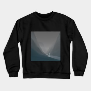 Little Robot Lost in the Mountains Crewneck Sweatshirt